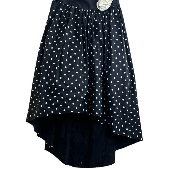 Vintage 80s Gunne Sax Polka Dot Hi-Low Dress Size: 9/10 NWT - Picture 5 of 13